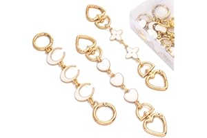 Seloom Purse Strap Extender Purse Chain Bag Exquisite Charms Purse Straps Replacement Chain for Handbags Shoulder Bag