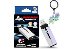 Brook Wingman P5 - P5 P4 PC Controller Converter with Wireless and Wired Support Vibration Six-Axis Motion Turbo Macro Remap 