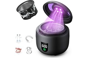 EONINI Ultrasonic Retainer Cleaner Machine (black)