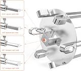OnlyFire BRK-6038 Stainless Rotating Skewer System for Rotisserie Grills view 3