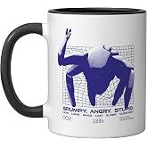 Grumpy. Angry. Stupid Ceramic Mug, Black/White, 11oz