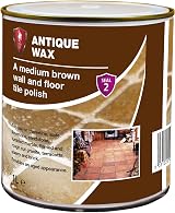 LTP Antique Wax Medium Brown 1L for Stone Quarry Terracotta Floors Wood Aged