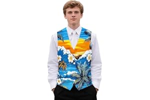 Jekioweii Men's Suit Vest Slim Fit Dress Vest Lightweight Waistcoat Casual Business Vests with Pockets for Wedding Party Prom