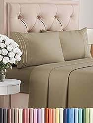 King Size 4 Piece Sheet Set - Comfy Breathable