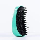 Amazon Basics Detangling Palm HairBrush, Flexible Bristles, Eliminates Knots, Gently Detangles, For All Types, Wet or Dry