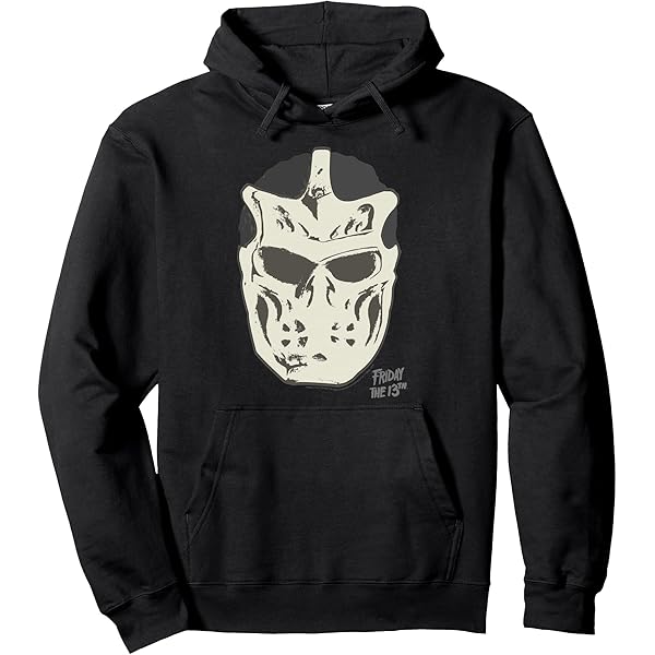 Amazon.com: Friday The 13th Jason Blue Line Mask Pullover Hoodie