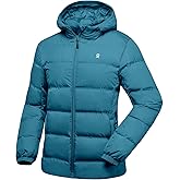 Little Donkey Andy Women's Hooded Puffer Jacket Full-Zip Winter Lightweight Windproof Warm Quilted Coat with Pockets