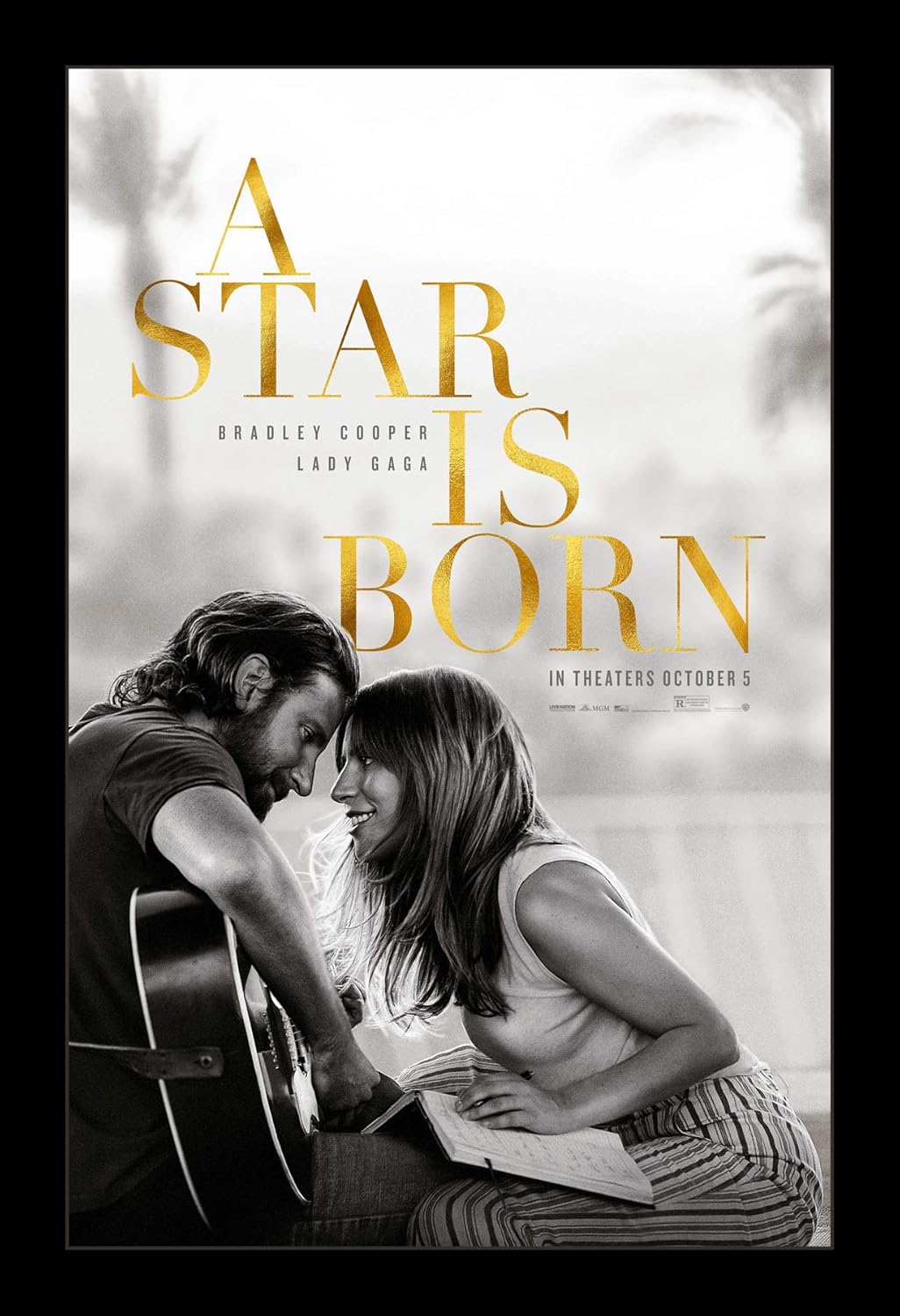 Wallspace 11x17 Framed Movie Poster - A Star is Born