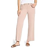 NIC+Zoe Womens 28" Recess Straight Knit Ankle Pull on Jeans