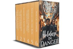 Holidays in Danger: Six small-town Christmas romances with suspense, plus a bonus novella