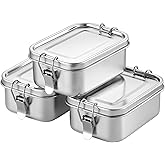 BEFOY Small Stainless Steel Food Storage Containers Set | Reusable Metal Lunch Snack Boxes Food Prep Container with Lids Freezer & Dishwasher Safe | 550 ml | BPA-Free Plastic-Free