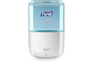 PURELL ES6 Automatic Hand Soap Dispenser, White, Compatible with 1200 mL PURELL ES6 Hand Soap Refills (Pack of 1) - 6430-01 - Manufactured by GOJO, Inc.