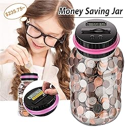 Coin Piggy Bank Saving Jar, Winnsty Digital Coin