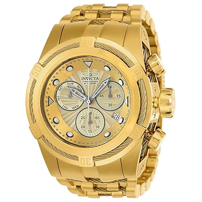 Invicta Mens Bolt Quartz Watch Gold with Stainless Oman Ubuy