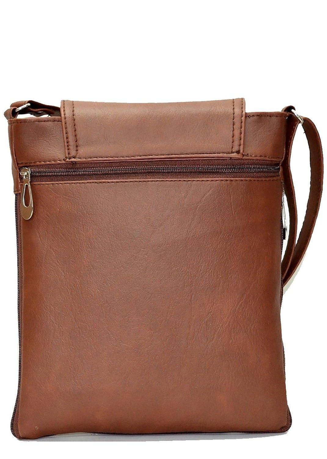 awesome fashions unisex sling bag (brown,af062)
