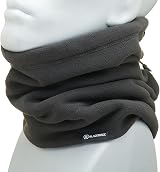 Blackrock HEAT Thermal Neck Warmer Snood Black Microfleece with Drawstring view 6
