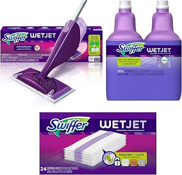 Amazon Com Bundle Swiffer Wetjet Hardwood And Floor Spray Mop