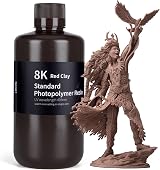 ELEGOO 8K Standard Photopolymer Resin 405nm 1000G Red Clay