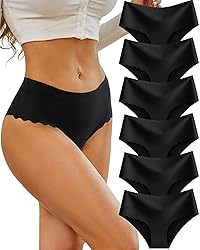 Sth Big High Waisted Seamless Underwear for Women
