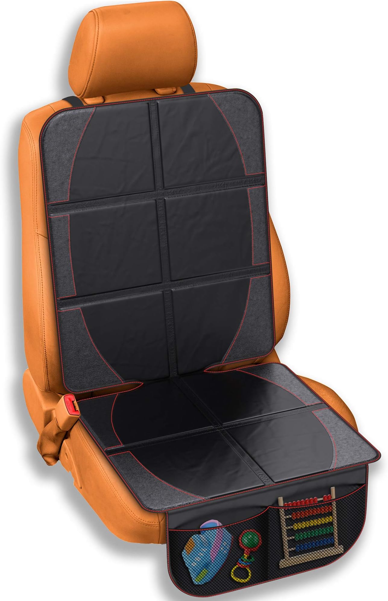 FORTEM Car Seat Protector, Durable Waterproof Backseat Cover for Baby, Protects Against Damage