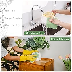 Homaxy Tear Away Dish Cloths Rolls, 40