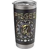 Pisces Zodiac Sign Pisces Birthday Pisces Astrology Stainless Steel Insulated Tumbler
