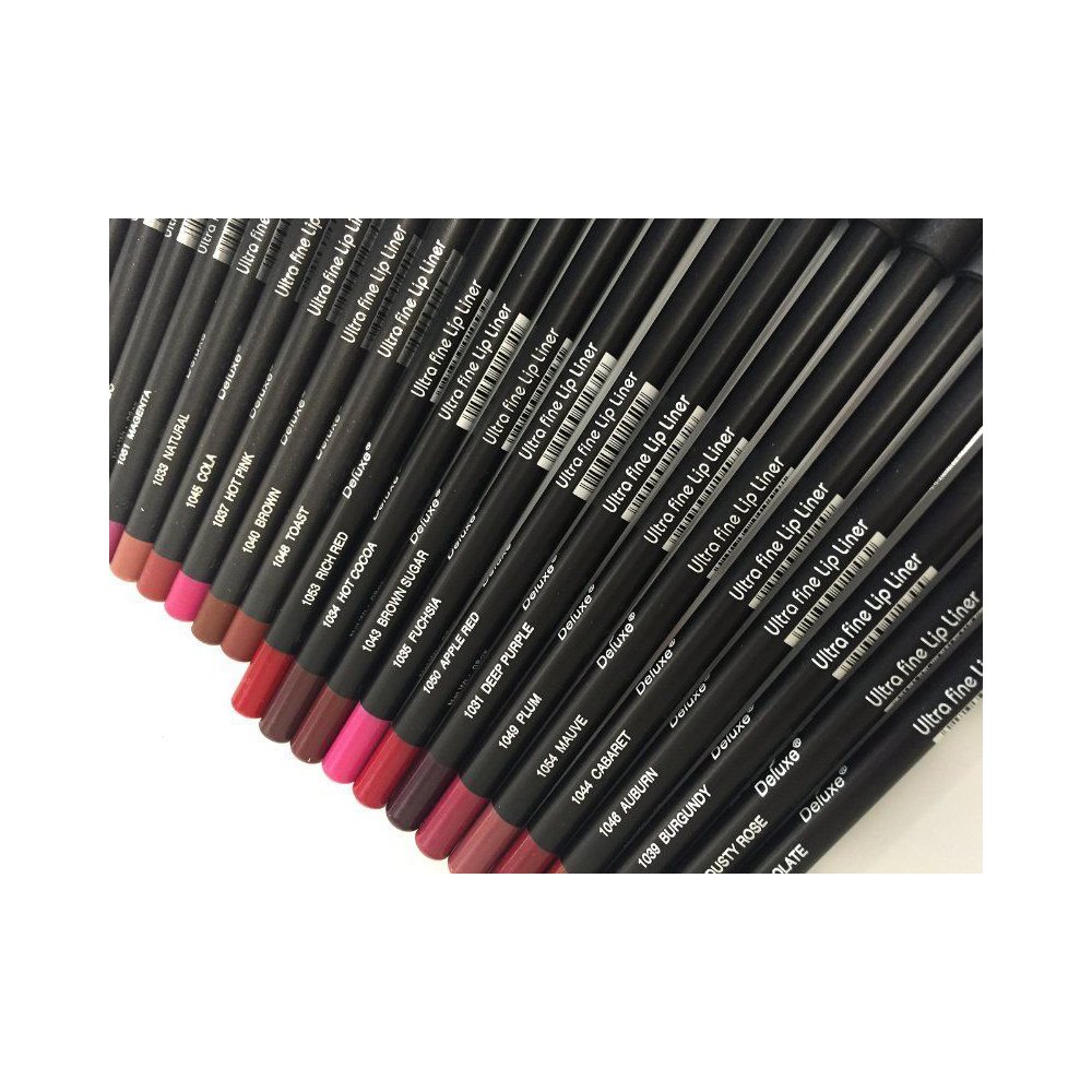Italia Deluxe Ultra Fine Lip Liner set (Pack Of 12) Buy Online in UAE