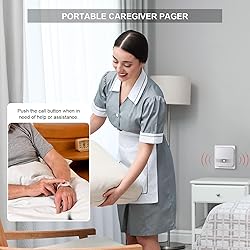 Hcikoat Wireless Caregiver Pager Call Button for