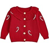 Baby Girl Cardigan Valentines Day Knit Sweater Love Heart Chunky Coat Knitwear Toddler Fall Winter Clothes