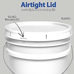 1 Gallon Bucket & Lid -70 Mil All Purpose Pail