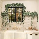 CQURE 8Pcs Eucalyptus Garland 8 Ft Each Total 64 Ft 768 Leaves view 5