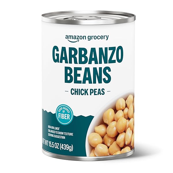 AMAZON GROCERY, CANNED GARBANZO BEANS, 15.5 OZ (PREVIOUSLY AMAZON FRESH, PACKAGING MAY VARY)