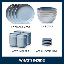 Corelle Stoneware Dinnerware Set, Handmade Reactive