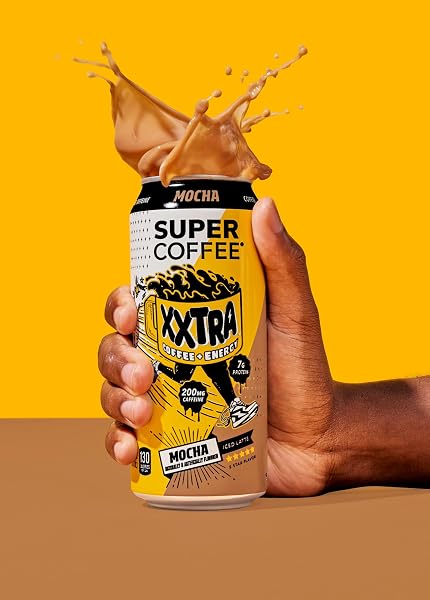 SUPER COFFEE XXTRA, KETO PROTEIN COFFEE [MOCHA] 15 FL OZ