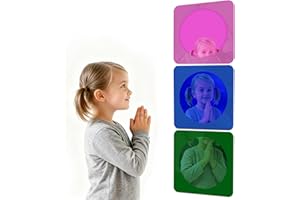 varrisin 3Pcs Acrylic Sensory Wall Mirror Bubble Mirror Wall Decoration for Kidsroom Kindergarten Classroom (3, Pink,Green,Bl