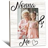 Beliran Nonna Gifts Picture Frames - Grandma Photo Frame, Nonnas Grandma Gifts for Birthday from Grandkids Grandchildren, Nonna and Me Picture Grandmother Photo Frames for Home Bedroom Decor, 5x7