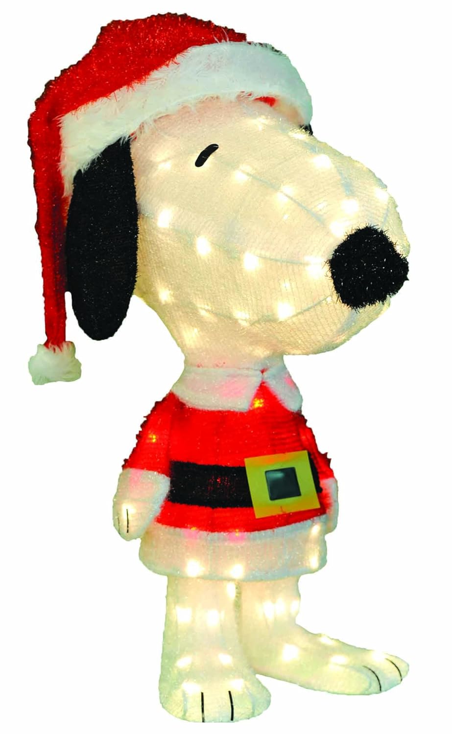 ProductWorks 32Inch PreLit 3D Peanuts Santa