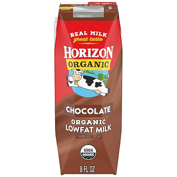 HORIZON ORGANIC SHELF STABLE 1% LOWFAT CHOCOLATE MILK...