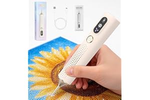 Electric Cordless Diamond Painting Pen, Vacuum Diamond Art Pen Portable, Quiet & Rechargeable Battery, Faster DIY Diamond Pai