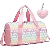 Dance Ballet Bag for Girls 4-6 Ballerina Gymnastic Bag Toddler Small Duffle Dance Bags for Little Dancers,Glitter Material,14"*8.26"*8.26"