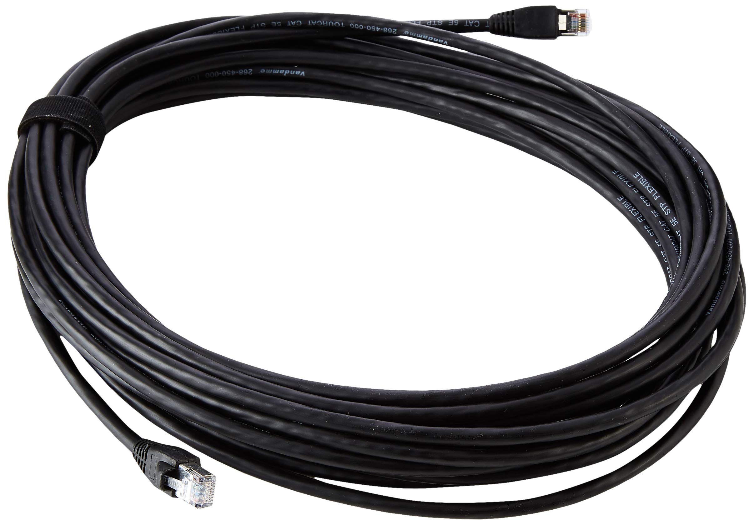 Van Damme Shielded Cat5e RJ45 Network Lead Flexible Cable Ethernet Dante Data (10 m)