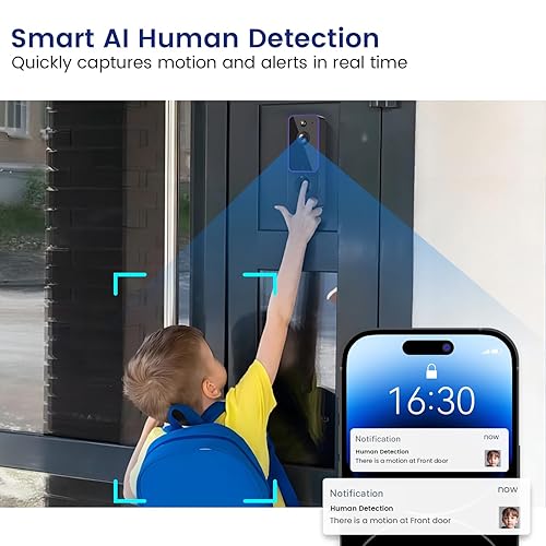 Doorbell Camera Wifi Connection ClipBlur Wireless Wi-Fi