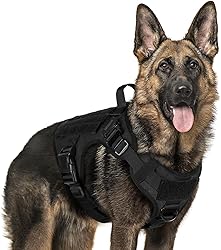 rabbitgoo Tactical Dog Harness for Large, Heavy