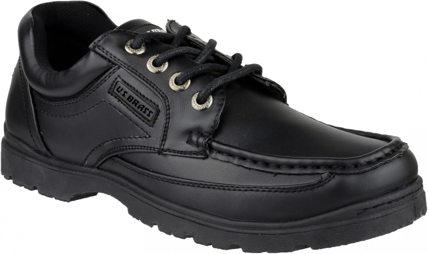 US Brass Stubby 3 Lace Up Shoe/Mens Shoes (11 US) (Black