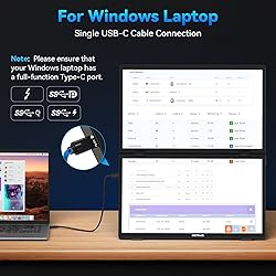 HotYeah Triple Laptop Screen Extender, 15.6'' Dual