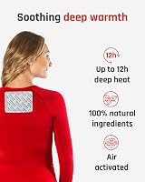 Terratherm Heat Pads Back Neck Shoulders 12h 5 Pieces Self Adhesive Air view 2