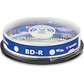 Verbatim M DISC BD-R 25GB 4X Inkjet Printable Archival Discs, 10 Pack