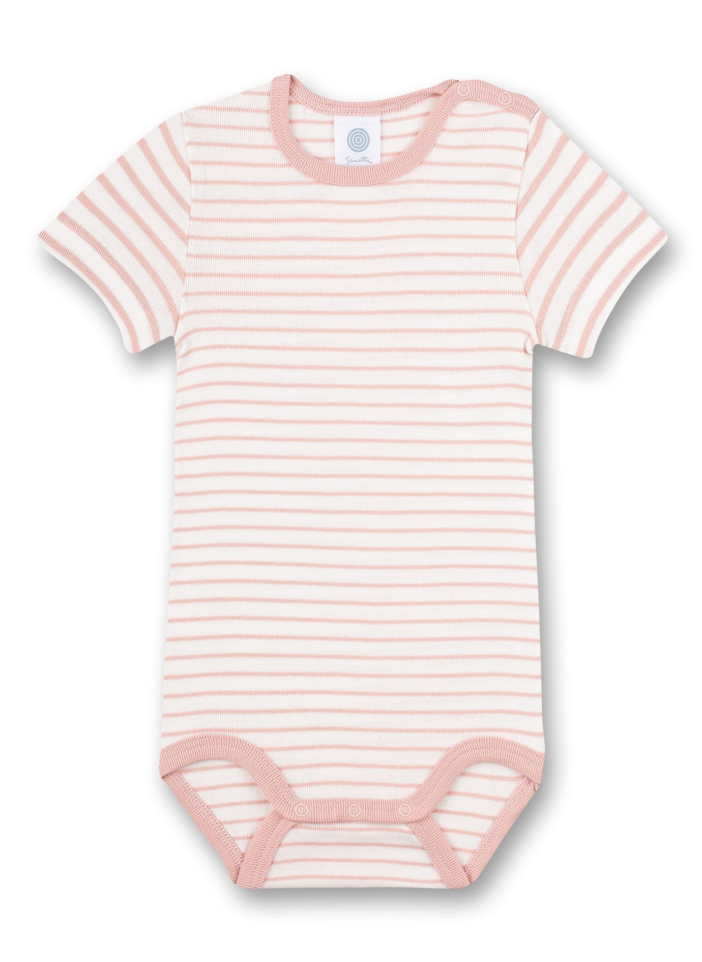 Sanetta Baby Girls' Body rosa Bodysuit, Silver Pink, 68