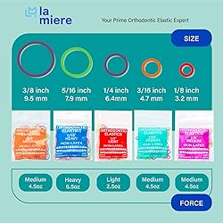 Neon Non-Latex 100 counts Intraoral Elastic Bands