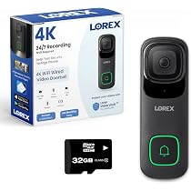 Amazon.com: Lorex Cámara de timbre de video inteligente WiFi con ...